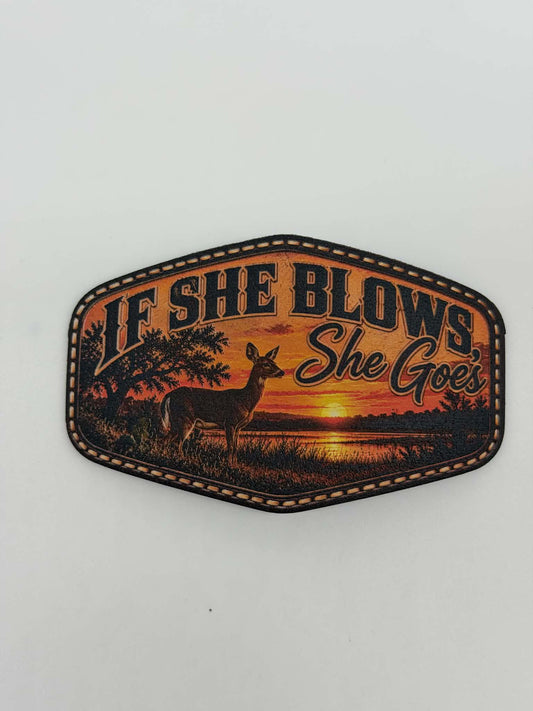 She blows, She goes